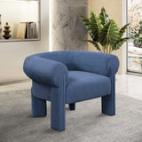 Stefano Accent Chair – Luxurious Curved Back Design, Art Deco Style, Perfect for Comfort & Elegance