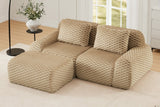 LAURENT 82" Loveseat with 1 Ottoman