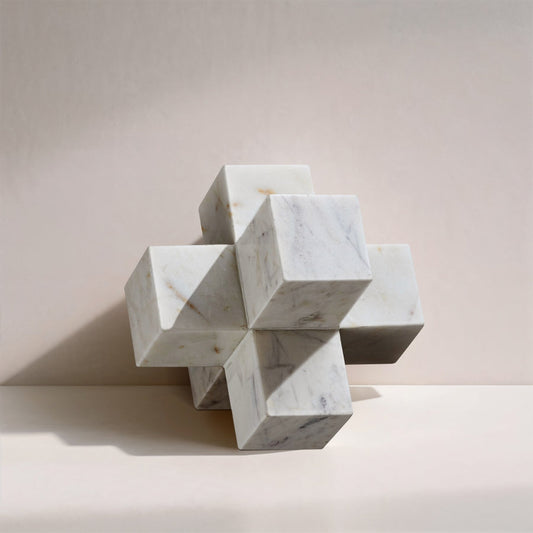 Jack Marble Decorative Jack Object