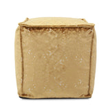 Square Pouf Pisani Gold