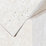 Quad Travertine Decorative Cube