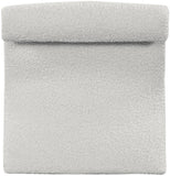 Mulberry Contemporary Accent Chair with Curved Design and Rich Boucle Fabric for Modern Living
