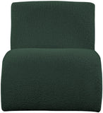 Mulberry Contemporary Accent Chair with Curved Design and Rich Boucle Fabric for Modern Living