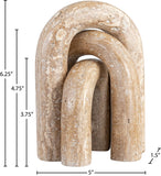Arco Travertine Decorative 3pc. Object