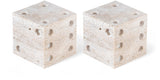 Dice Travertine Decorative Dice
