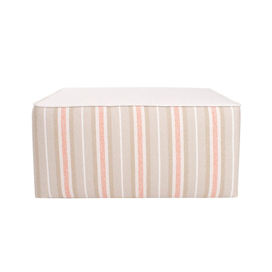 Indoor/Outdoor Universal Square Ottoman Dune Terra Cover Only