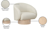 Gibson Vegan Leather Swivel Accent Chair - Luxurious Comfort with Modern Style for Your Home Decor