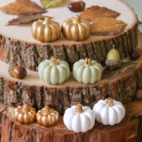 Harvest Gold Pumpkin Place Card Holder Set of 6