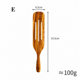 Acacia Wood Spatula Set Natural Cooking Utensils