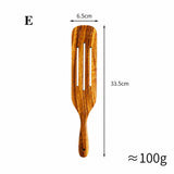 Acacia Wood Spatula Set for Natural Cooking