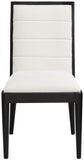 Bristol Dining Chair Set - Modern Mid-Century Design with Channel Tufting and Solid Wood Frame
