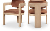Sacha Velvet Upholstered Dining Chair(Set of 2)