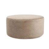 Universal Round Ottoman Cover- Pana Sand
