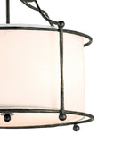 Cachet Black Semi-Flush Mount