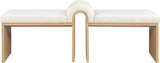 Delphine Vegan Leather Upholstered Bench