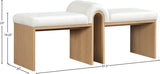 Delphine Vegan Leather Upholstered Bench