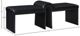 Delphine Vegan Leather Upholstered Bench