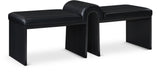 Delphine Vegan Leather Upholstered Bench