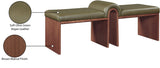 Delphine Vegan Leather Upholstered Bench