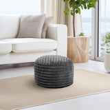Short Pouf Shar Pei Charcoal