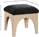 Lawson Chenille Fabric Upholstered Ottoman