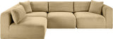 Shaggy - 4 Piece Modular Sectional