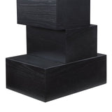Westmount End Table - Elegant Art Deco Design with Sturdy Ash Veneer Construction for Living Room Charm