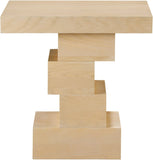 Westmount End Table - Elegant Art Deco Design with Sturdy Ash Veneer Construction for Living Room Charm