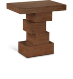 Westmount End Table - Elegant Art Deco Design with Sturdy Ash Veneer Construction for Living Room Charm