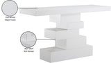 Westmount Console Table - Elegant Art Deco Design with Sturdy Ash Veneer for Stylish Living Spaces