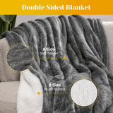 Heated Blanket Twin Size, Heating Electric Throw Blanket