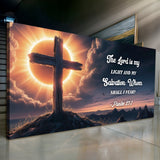Psalm 27:1 - The Lord Is My Light and My Salvation Faith Sign