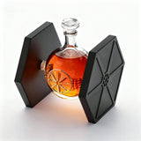 Dark Nova Interceptor Decanter Set | Handmade Glass | 17 Oz