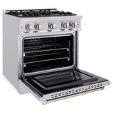 ZLINE 30" Select Dual Fuel Range Gas Cooktop Electric Convection Oven Stainless Steel HDR30