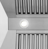 ZLINE 36" Autograph Stainless Wall Range Hood, 8654STZ-WM36-G