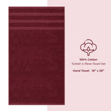 American Soft Linen 100% Cotton Turkish Towels, 4 Pack Hand Towel Set, Super Soft, Absorbent, Quick Dry Premium Towels
