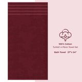 American Soft Linen 100% Cotton Turkish Towels for Bathroom, 4 Pack Bath Towel Set, Super Soft, Extra Large Bath Towels