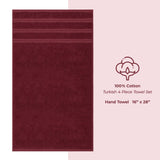 American Soft Linen 100% Cotton Turkish Towels, 4 Pack Hand Towel Set, Super Soft, Absorbent, Quick Dry Premium Towels