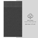 American Soft Linen 100% Cotton Turkish Towels for Bathroom, 4 Pack Bath Towel Set, Super Soft, Extra Large Bath Towels
