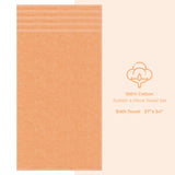 American Soft Linen 100% Cotton Turkish Towels for Bathroom, 4 Pack Bath Towel Set, Super Soft, Extra Large Bath Towels