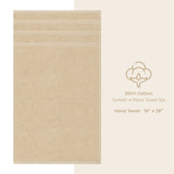 American Soft Linen 100% Cotton Turkish Towels, 4 Pack Hand Towel Set, Super Soft, Absorbent, Quick Dry Premium Towels