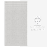 American Soft Linen 100% Cotton Turkish Towels for Bathroom, 4 Pack Bath Towel Set, Super Soft, Extra Large Bath Towels