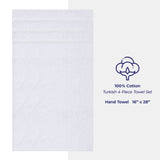 American Soft Linen 100% Cotton Turkish Towels, 4 Pack Hand Towel Set, Super Soft, Absorbent, Quick Dry Premium Towels