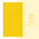 American Soft Linen 100% Cotton Turkish Towels, 4 Pack Hand Towel Set, Super Soft, Absorbent, Quick Dry Premium Towels