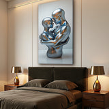 Eternal Love Figure Abstract Wall Art II