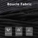 MAXYOYO Kids Bean Bag Chair, Stuffed Toddler Bean Bag Sofa with Filler Bean Bag Chair for Boys and Girls, Black