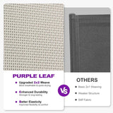 PURPLE LEAF Patio Chaise Lounge Plastic Pool Outdoor Lounge Chair with Aluminum Frame Stackable Patio Tanning Chairs for Poolside Sunbathing Beach Deck Yard