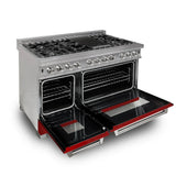 ZLINE 48" Bundle Range RAS-RM-48 & Range Hood 8654RM-48, 2KP-RASRMRH48