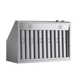 Kucht 36" Ducted Under Cabinet Range Hood Stainless Steel with Digital Controls KRH360-SS