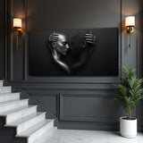 Eternal Love Figure Abstract Wall Art III